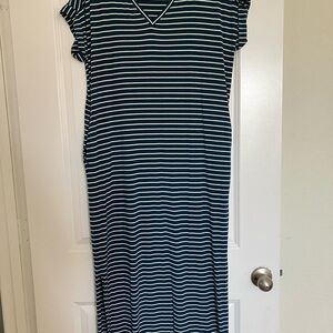 Matilda Jane Navy Striped Maxi Dress